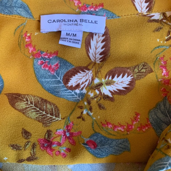 Carolina Belle Spring Midi Dress Size Medium - Picture 3 of 7